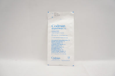 Codman 80-1452 Surgical Strips 3/4inch x 6inch - Pack of 10